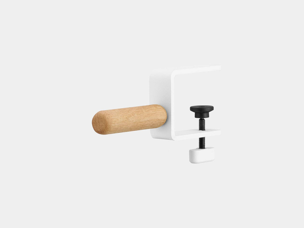 Desk-Mounted Headphone Hook