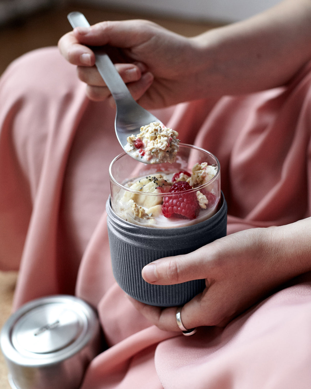 Glass Lunch Pot & Case