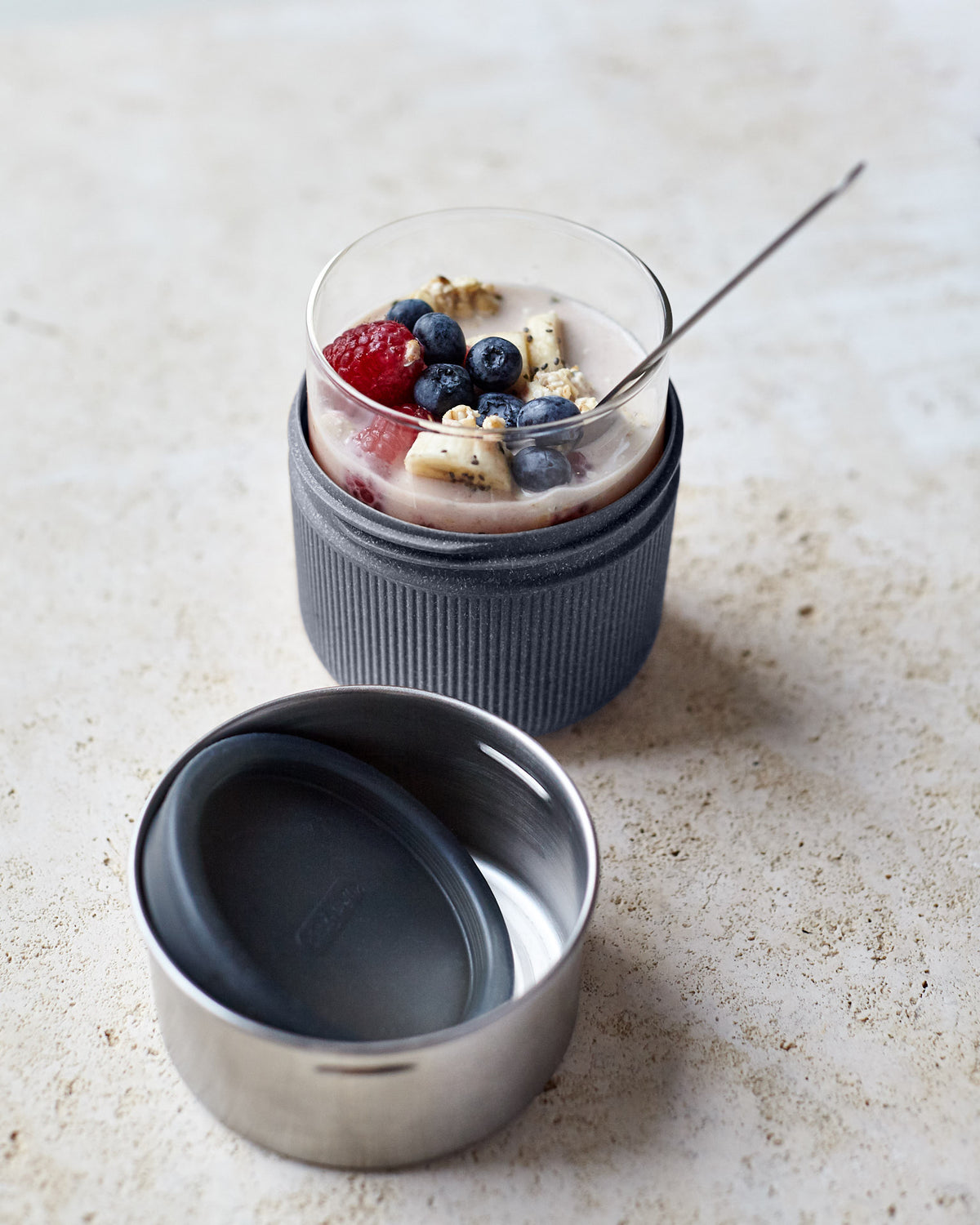 Glass Lunch Pot & Case